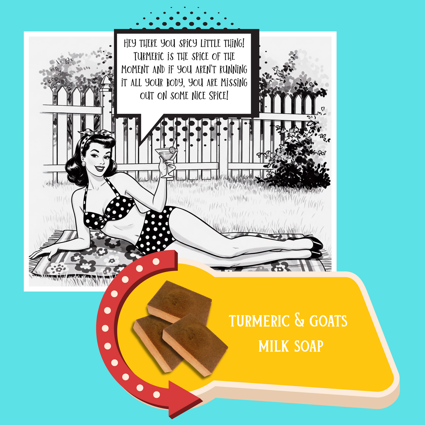 goats milk and turmeric soap