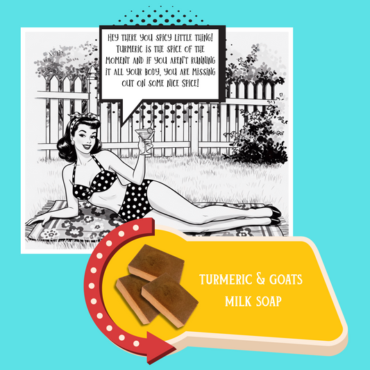 goats milk and turmeric soap