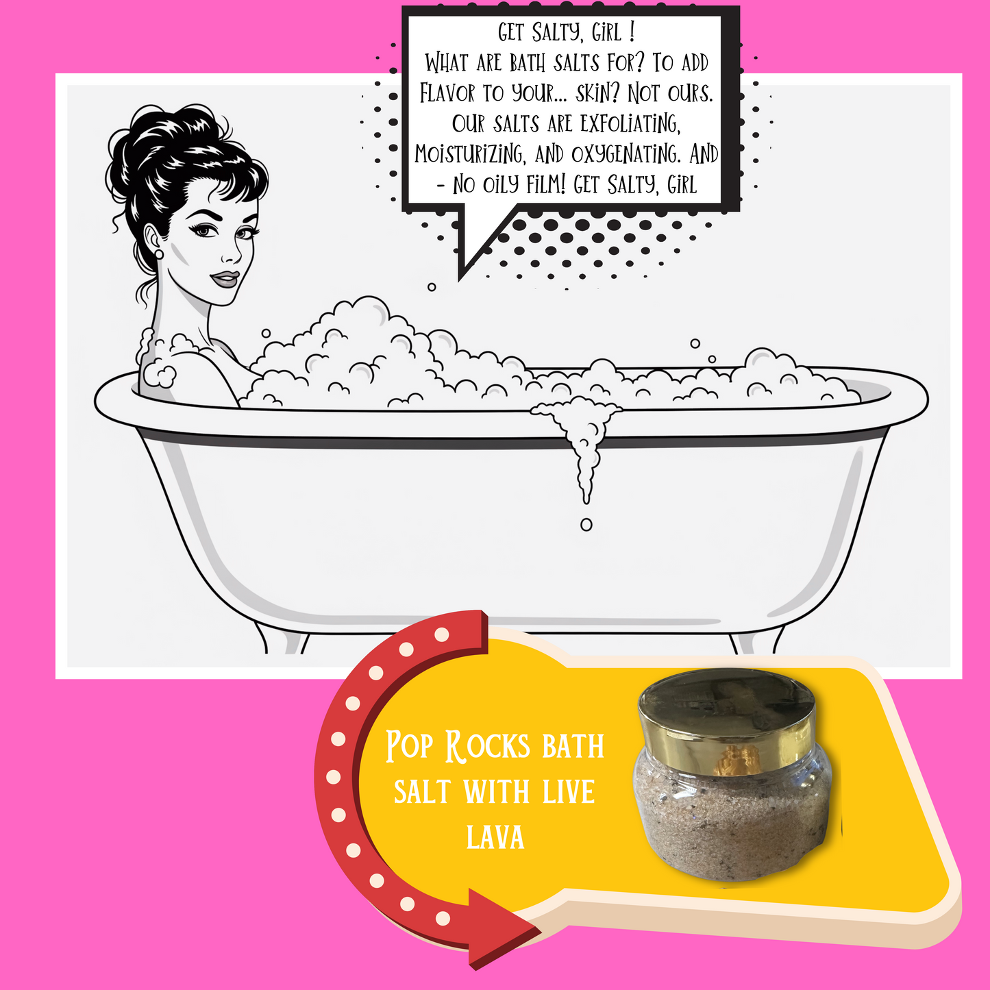 Pop Rocks Bath Salts
